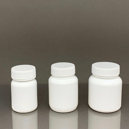 Hdpe Pharma Packing Bottle - 30 Ml, White Color With Screw Cap And Round Shape